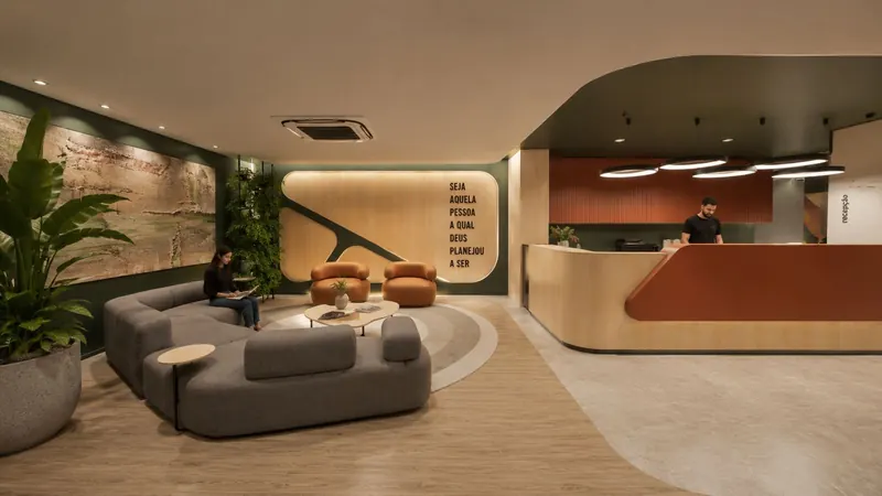 Área infantil e espaços de apoio, projeto da ARS